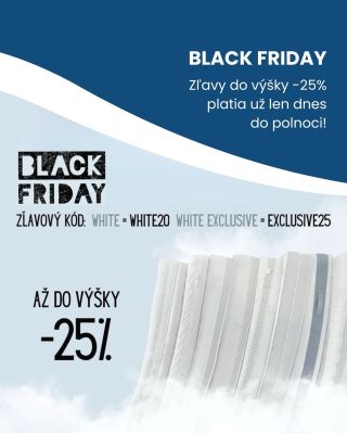 Black Friday v MatraCentrum končí! 🖤 Už len dnes do polnoci nakúpite matrace z kolekcie white a white exclusive so zľavami...
